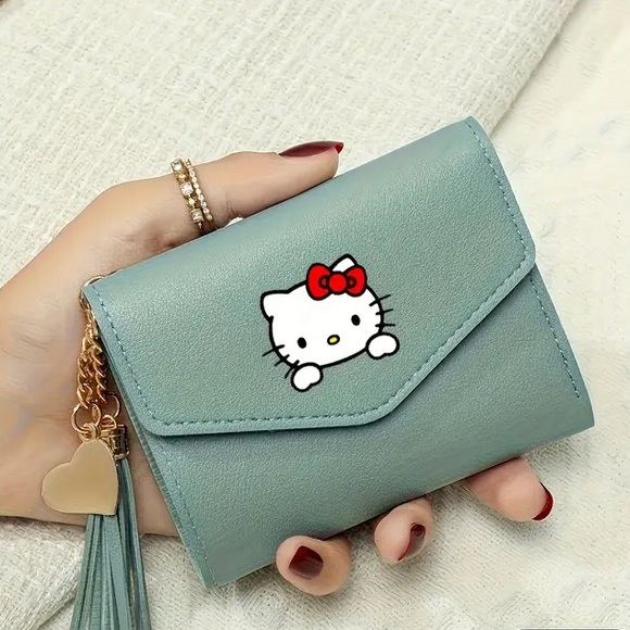 Sanrio Handbags - Sanrio Hello Kitty Teal Wallet